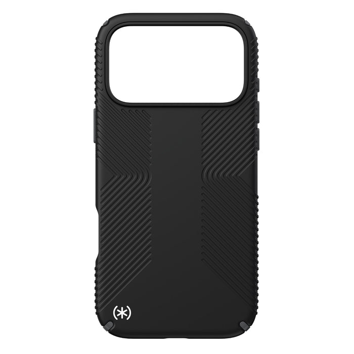 Speck Presidio2 Grip MagSafe Case - Apple iPhone 17 Pro Max - Black & Slate Grey (SPK150985-D143)
