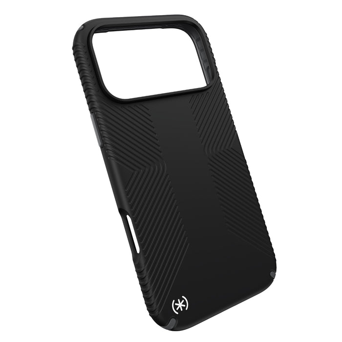 Speck Presidio2 Grip MagSafe Case - Apple iPhone 17 Pro Max - Black & Slate Grey (SPK150985-D143)