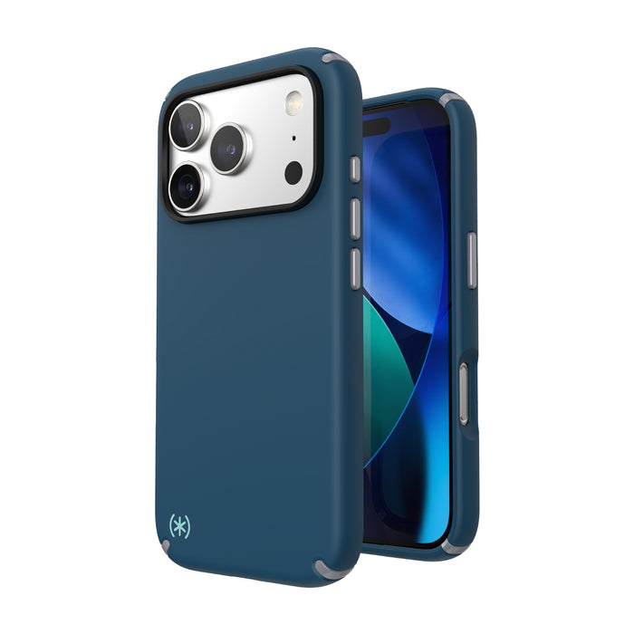 Speck Presidio2 Pro MagSafe Case - Apple iPhone 17 Pro - Blue & Silver (SPK151020-3261)