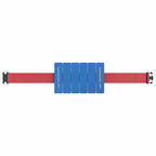 Speedo aquatic fitness belt in blue and red with adjustable straps, designed for water exercise and aquatic training.