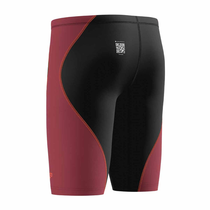 Speedo Boys Fastskin HyperSpark Solid Jammer - Black/Regal Red Ml