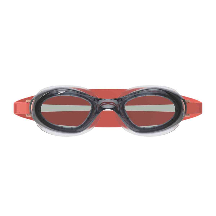 Speedo Junior Futura Hydrospex Goggle in black, featuring a comfortable fit and clear lenses for young swimmers.