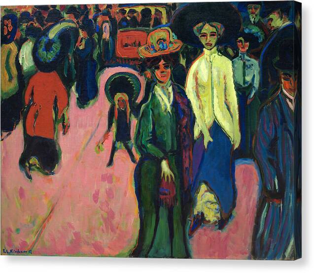 Street, Dresden - Canvas Print