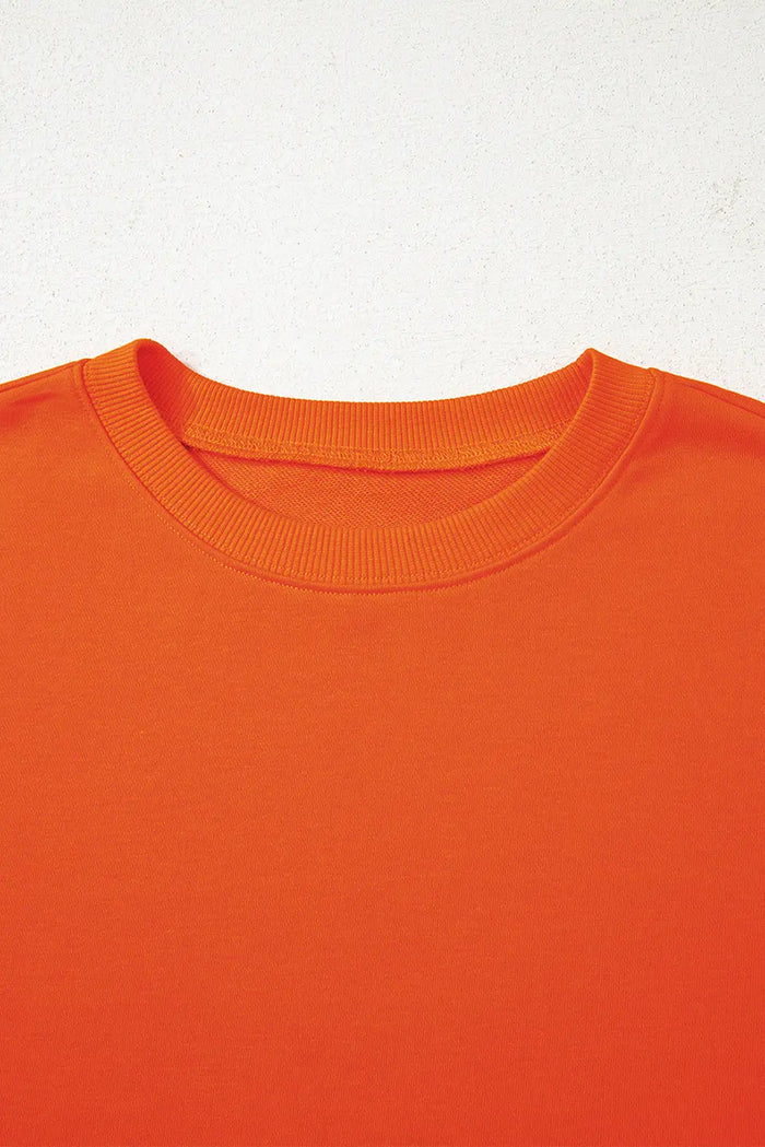 Striped Detail Drop Shoulder Oversized Sweatshirt - Tops/Sweatshirts & Hoodies