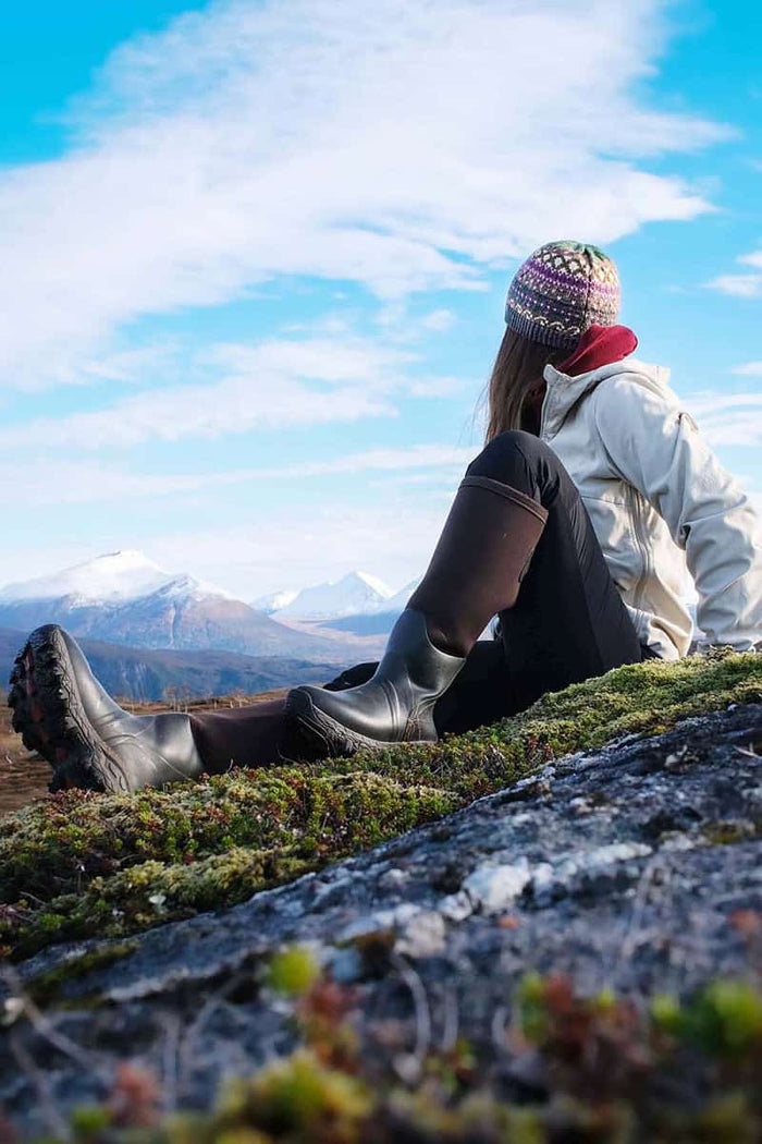 Swimzi Burra Fern beanie hat in multicolor with fern pattern, knit fabric, designed for warmth and style in Hats & Caps collection.