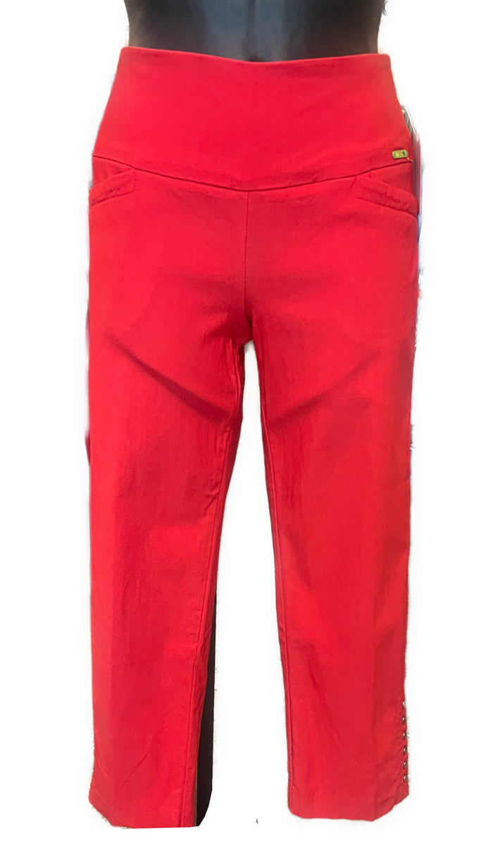 Swing Control Women's Red Golf Capris Pant Size 8 MSP$128