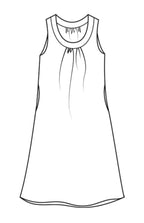 Tao Dress, detailed sketch shown.