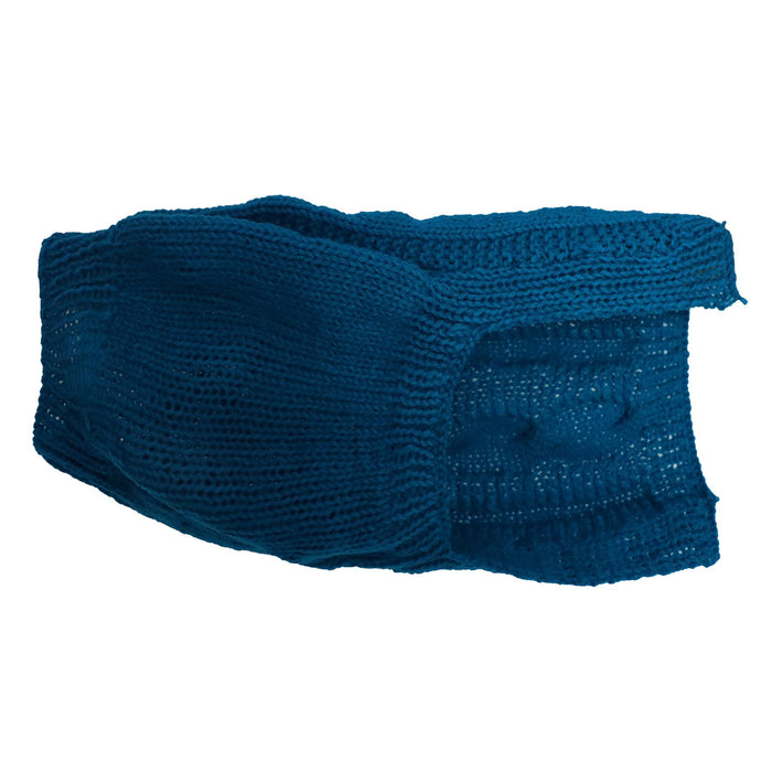 Teal Blue Stretchable Winter Sweater – Warmth & Comfort for Dogs and Cats