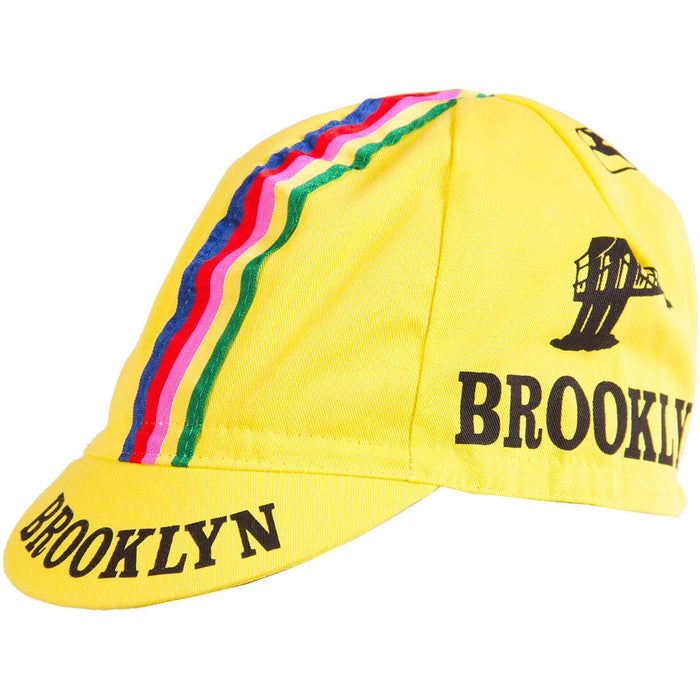Team Brooklyn Cap - Pink Stripe by Giordana Cycling, , Made in Italy