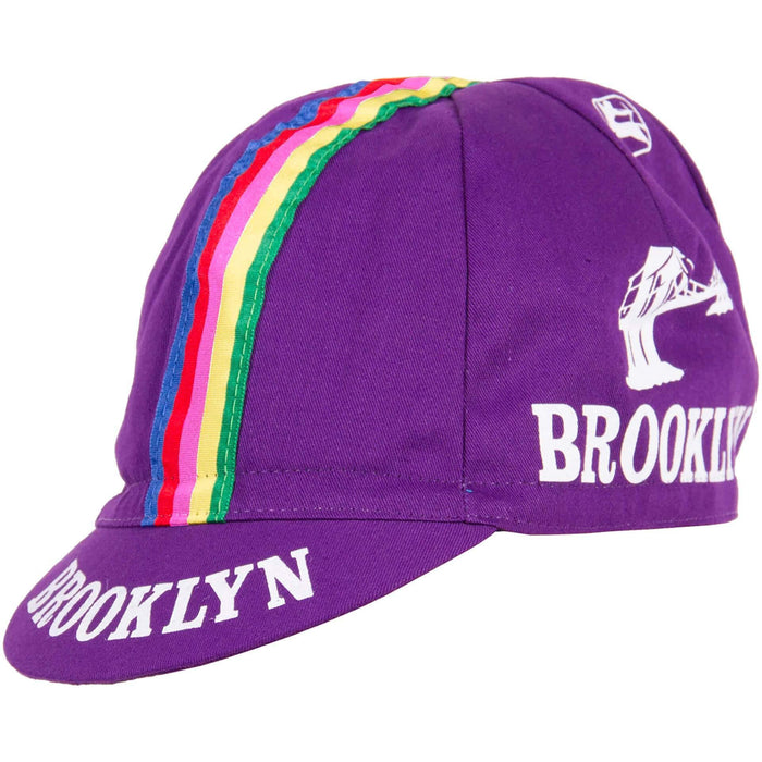 Team Brooklyn Cap - Pink Stripe by Giordana Cycling, , Made in Italy