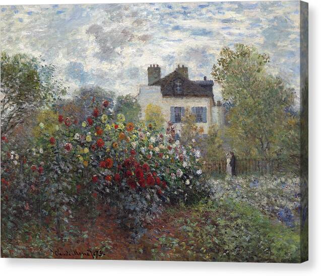 The Artist's Garden in Argenteuil - Canvas Print