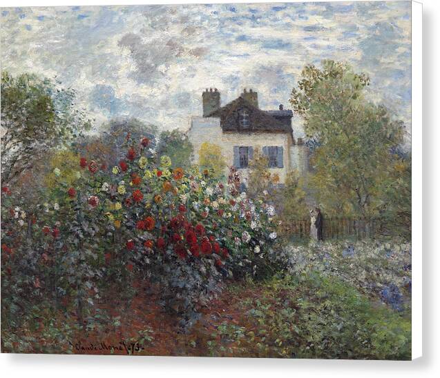 The Artist's Garden in Argenteuil - Canvas Print