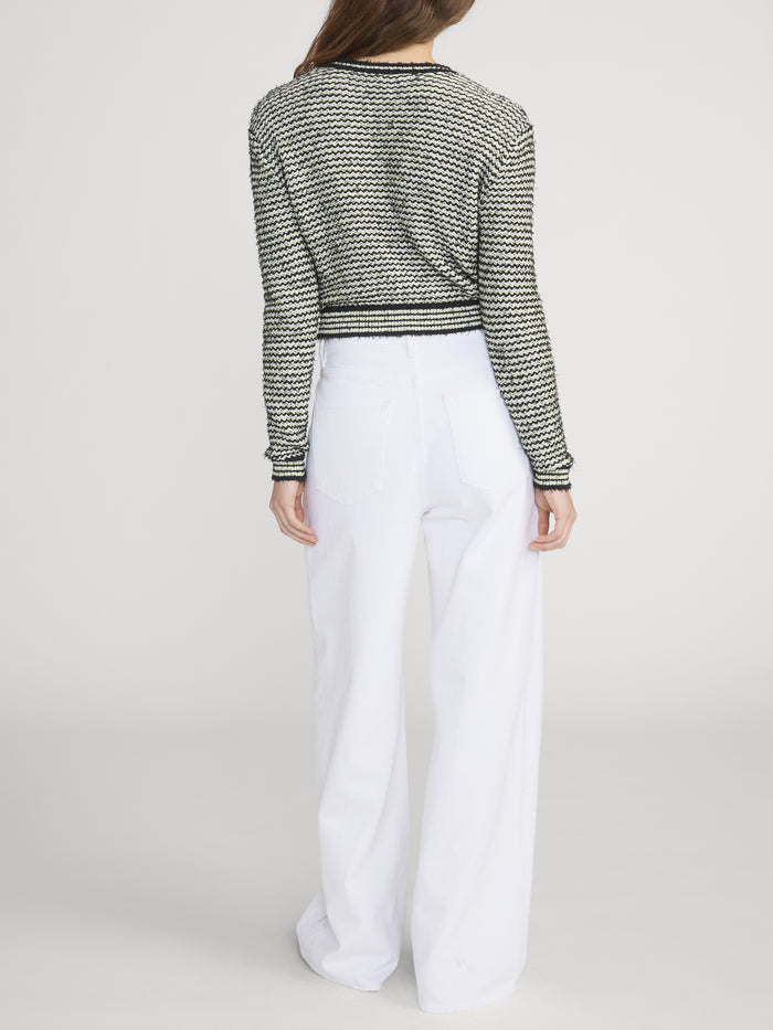 Sweater On Model Back