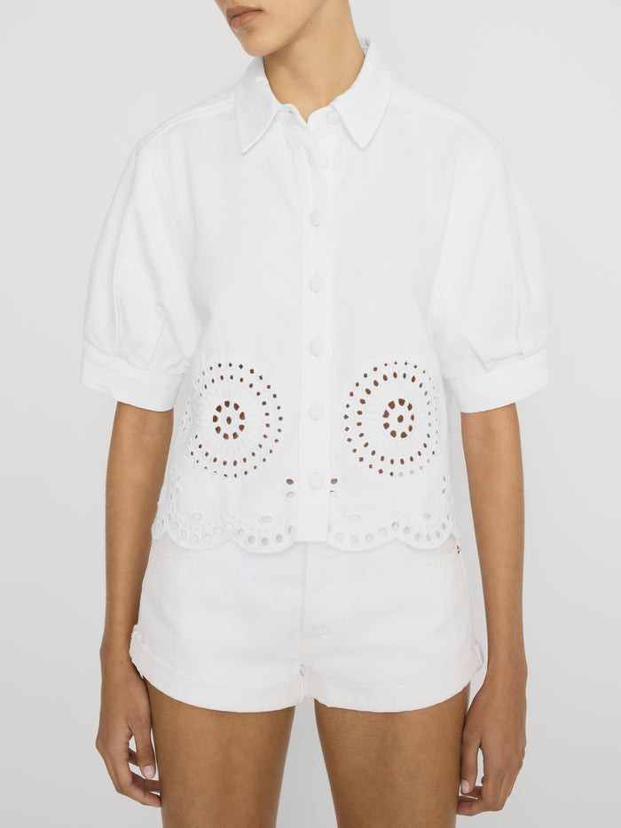 Shirt on model Crop