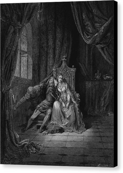 The Inferno, Canto 5-2 - Canvas Print