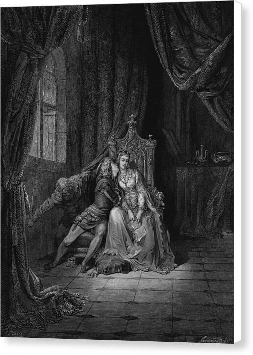 The Inferno, Canto 5-2 - Canvas Print