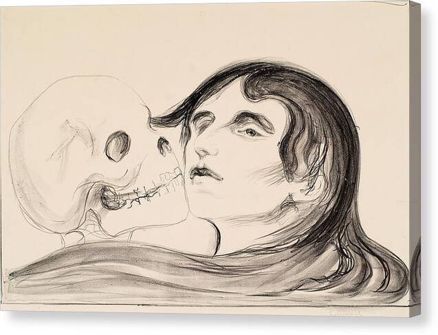 The Kiss of Death - Canvas Print