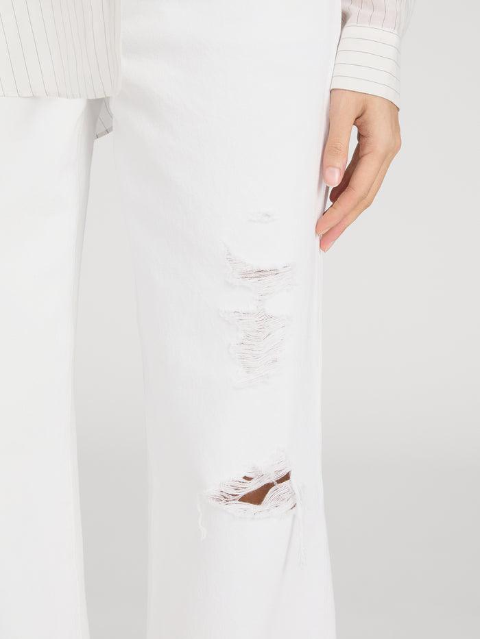 Jeans on model detail
