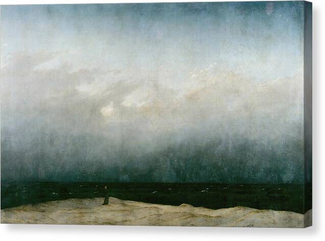 The Monk by the Sea - Canvas Print