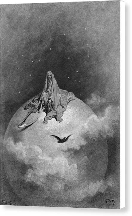 The Raven Pl.10 - Canvas Print