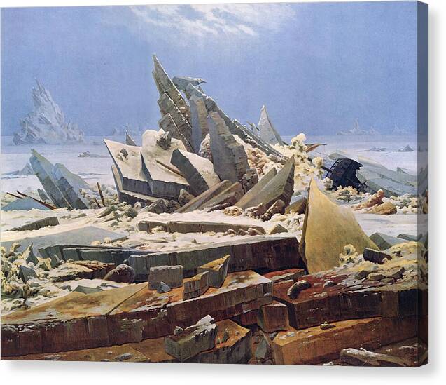 The Sea of Ice - Canvas Print