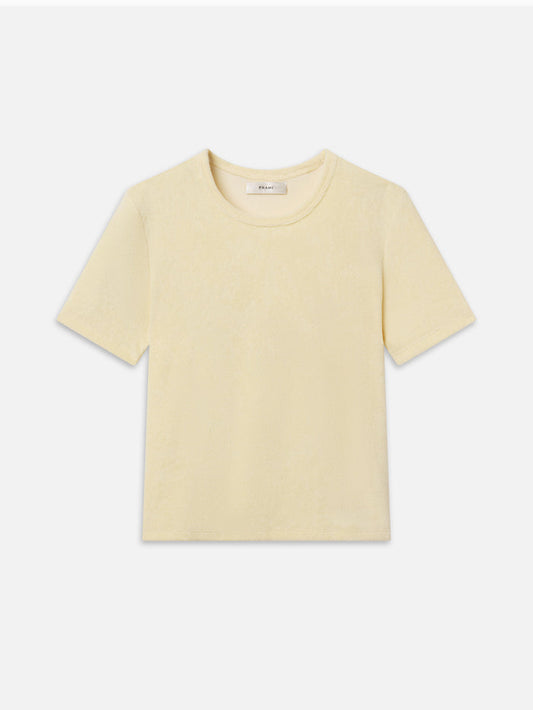 The Terry Baby Tee -- Lemon