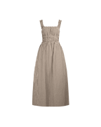 TRULLI DRESS JAVA BUTTER GINGHAM