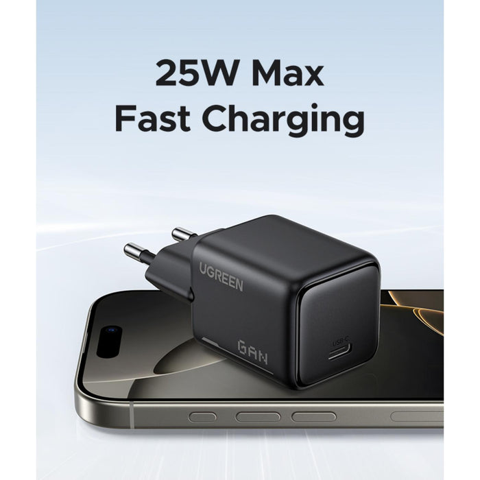 UGREEN 1 Port PD Wall Charger 25W - Black (UG-X517-65736)
