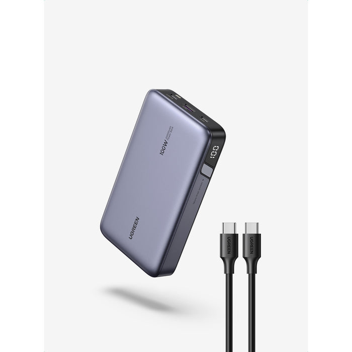UGREEN 20000mAh PD Power Bank 100W - Grey (UG-PB720-25188)