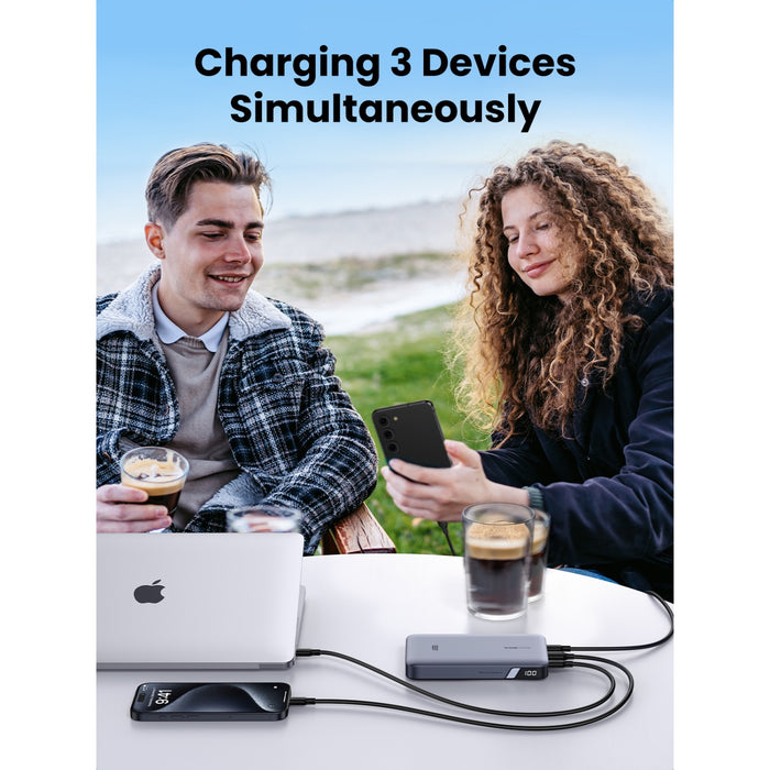 UGREEN 20000mAh PD Power Bank 100W - Grey (UG-PB720-25188)
