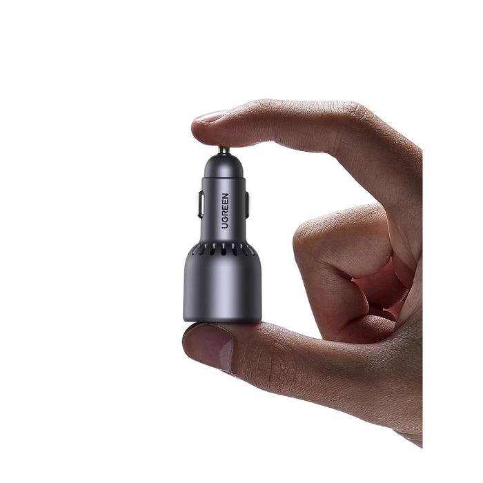 UGREEN Trio PD Car Charger 75W - Space Grey (UG-EC703-35024)