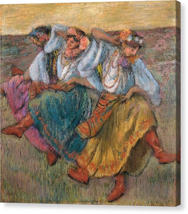 Ukrainian Dancers - Canvas Print