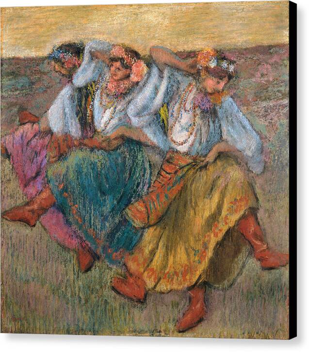 Ukrainian Dancers - Canvas Print