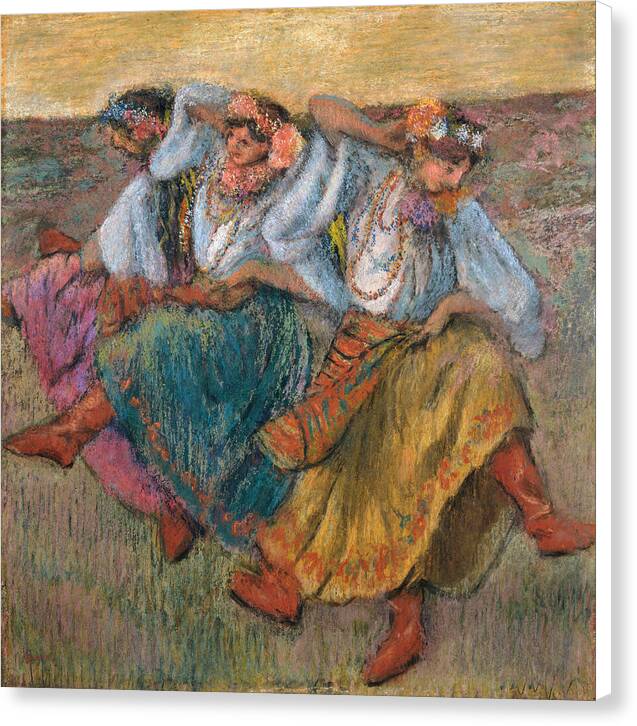 Ukrainian Dancers - Canvas Print