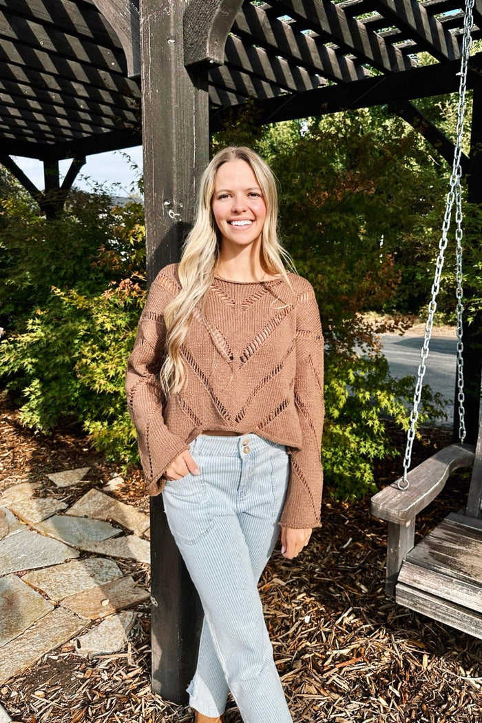 Undone Charm Knit Sweater - FINAL SALE
