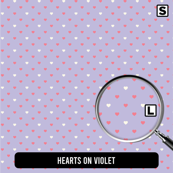 Hearts on Violet