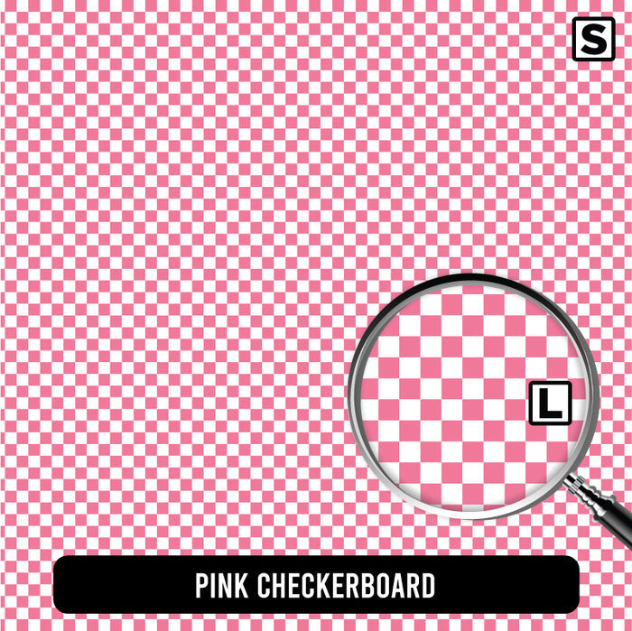 Pink Checkerboard