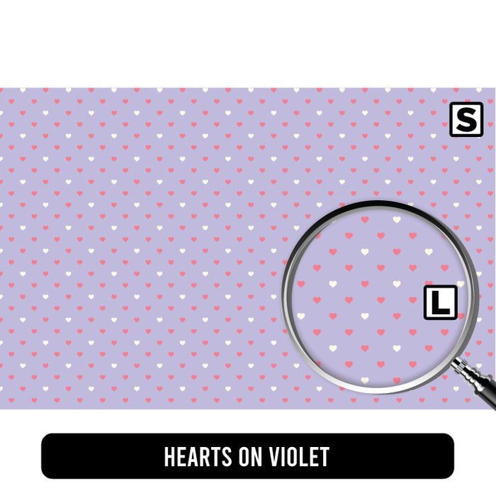 Hearts on Violet