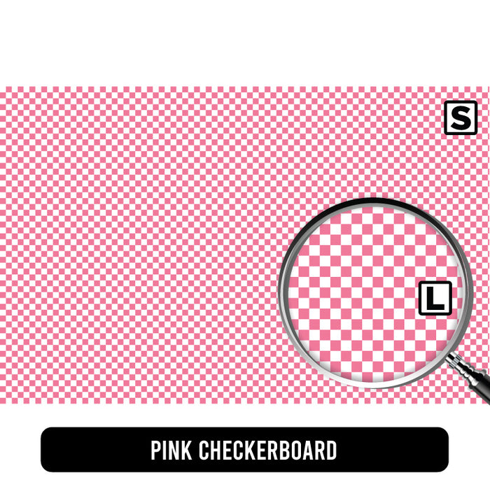 Pink Checkerboard