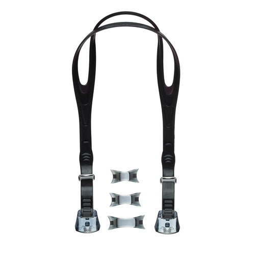 View Swipe Corrective Parts Kit for goggles in black, includes replacement nose pads, straps, and other components.