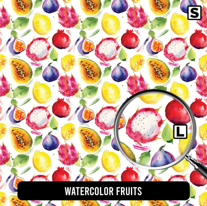 Watercolor Fruits