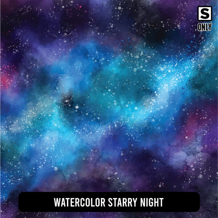 Watercolor Starry Night