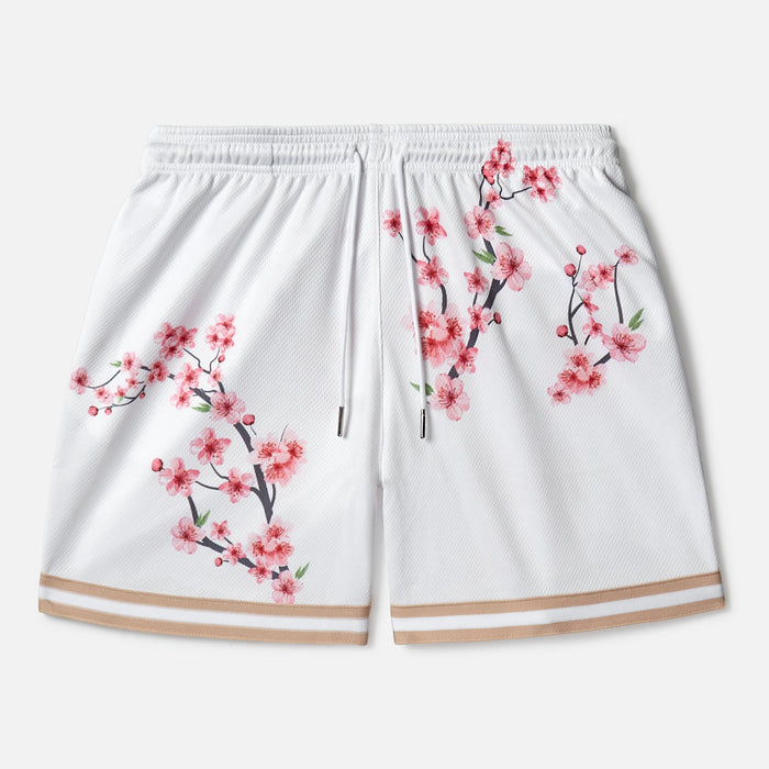 WHITE BLOSSOM SHORTS