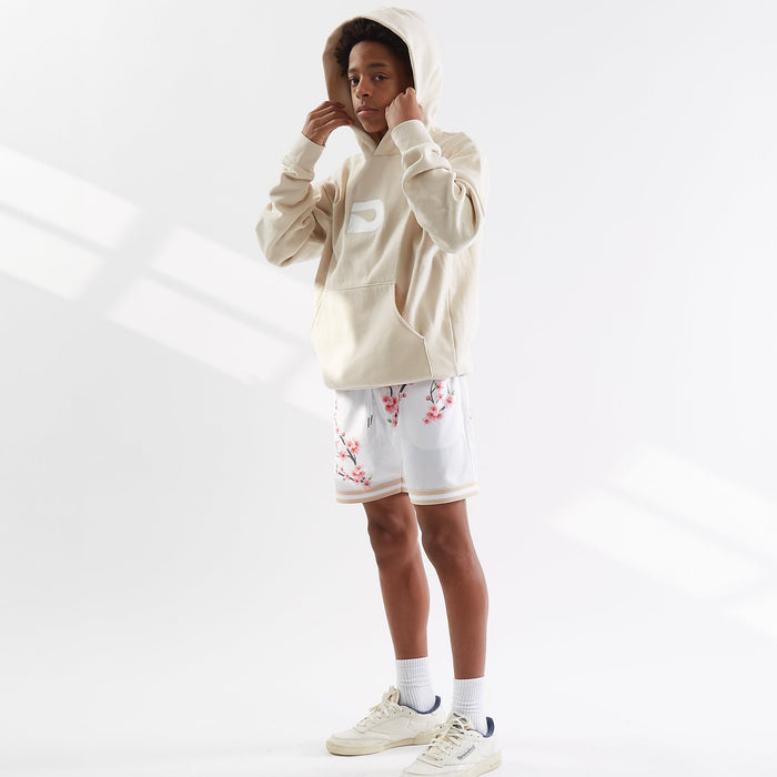 WHITE BLOSSOM SHORTS