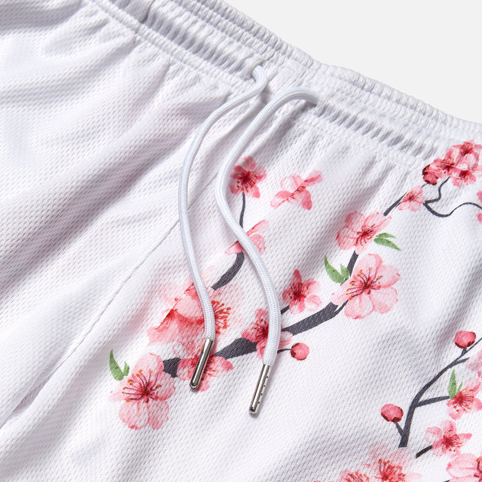 WHITE BLOSSOM SHORTS