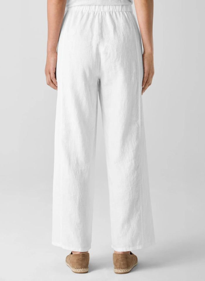 Wide Ankle Pant * Eileen Fisher * Organic Linen