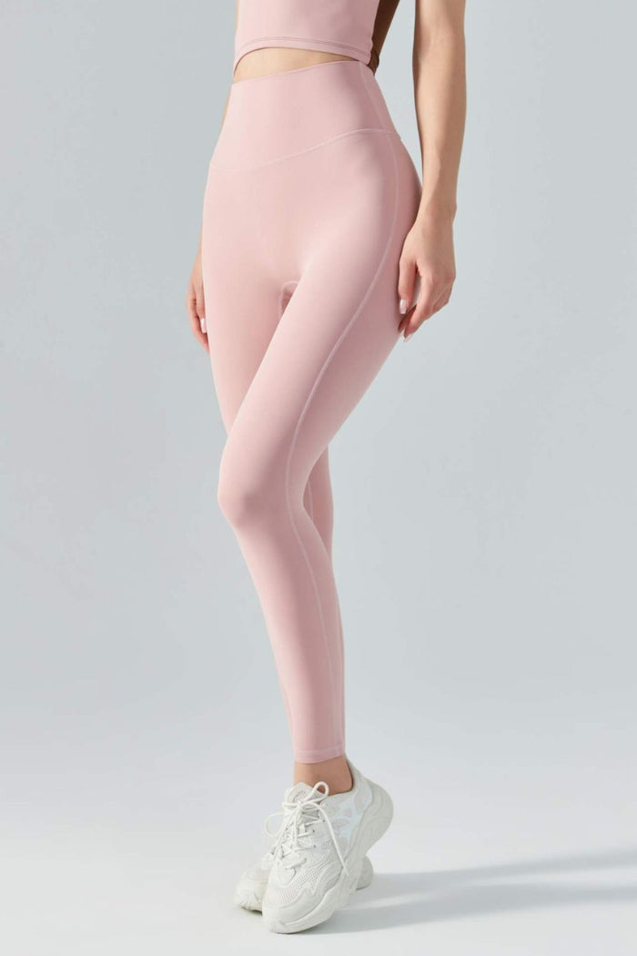 Wide Waistband Active Leggings - Madikfashions.com