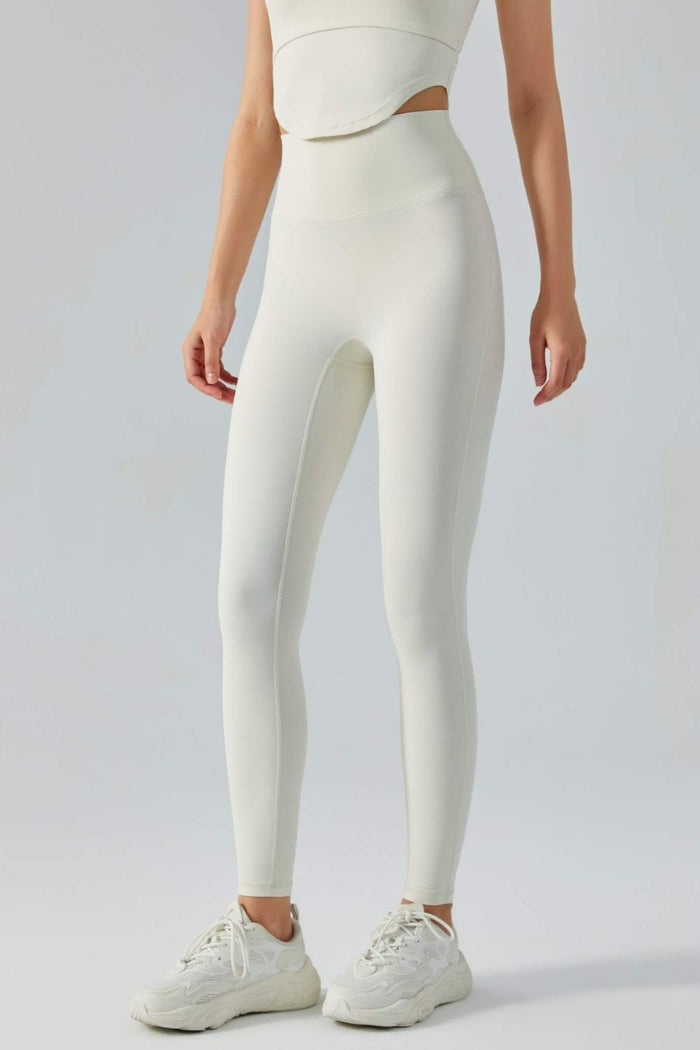 Wide Waistband Active Leggings - Madikfashions.com