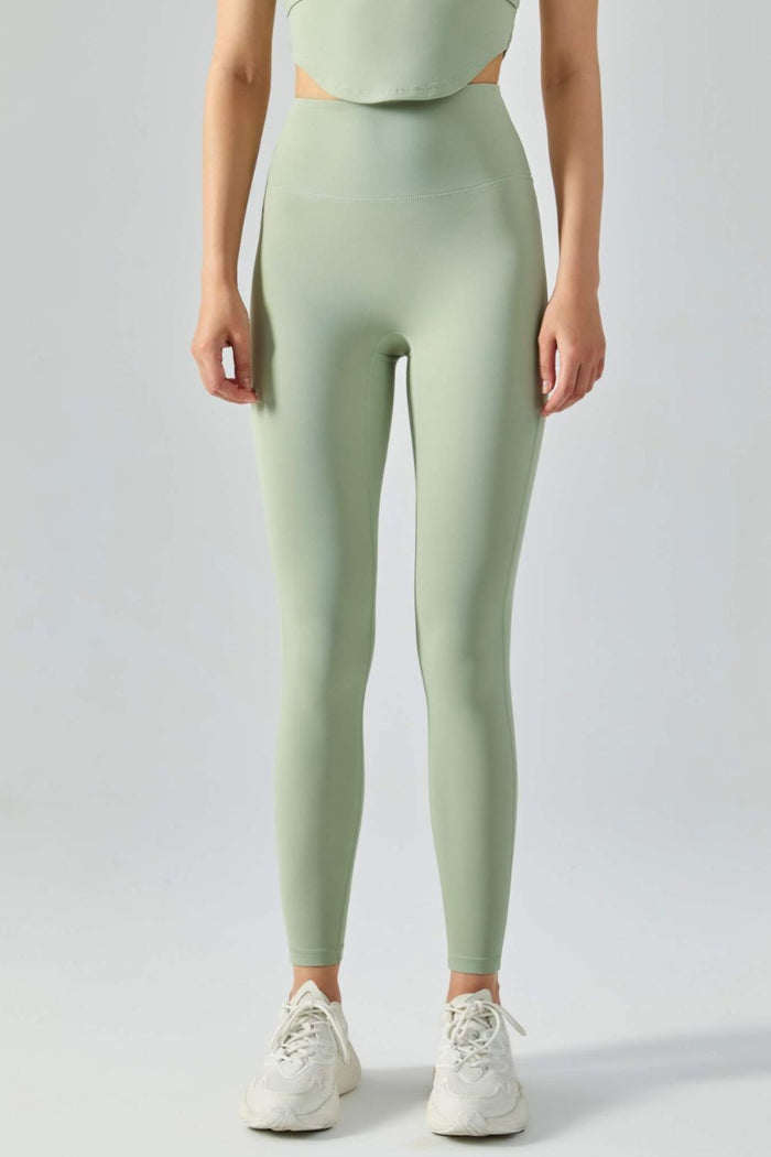 Wide Waistband Active Leggings - Madikfashions.com