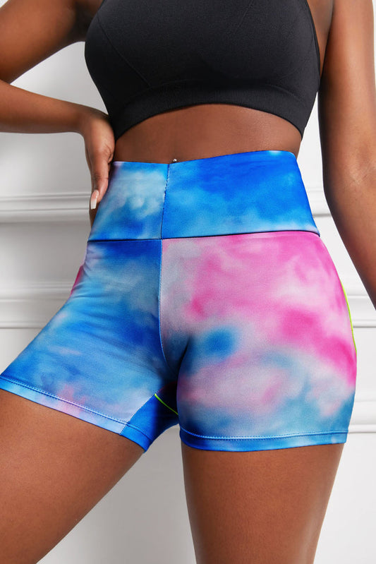 Wide Waistband High Waist Yoga Shorts - Madikfashions.com